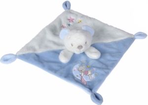 Doudou ours bleu et blanc lune étoiles Nicotoy, Simba Toys (Dickie)