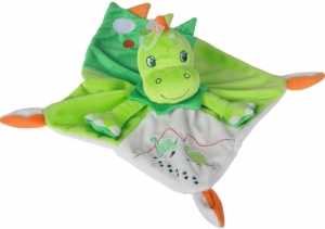 Doudou dinosaure vert et blanc Nicotoy, Simba Toys (Dickie)