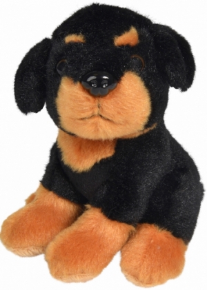 Mini peluche chien Dobermann ou Rottweiler Nicotoy, Simba Toys (Dickie)