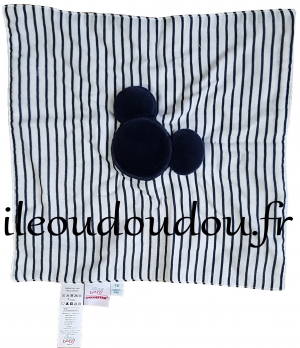 Doudou Mickey rayé mouchoir Disney Baby, Orchestra, Prémaman