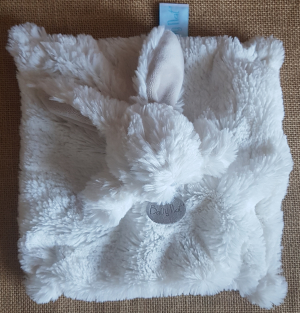 Doudou lapin blanc Les Flocons BN051 Baby Nat
