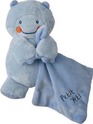 Doudou Petit Yéti bleu Sucre d'Orge