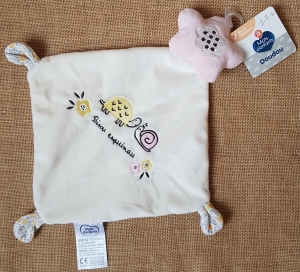 Doudou étoile rose Bisou esquimau Mots d'enfant - Leclerc