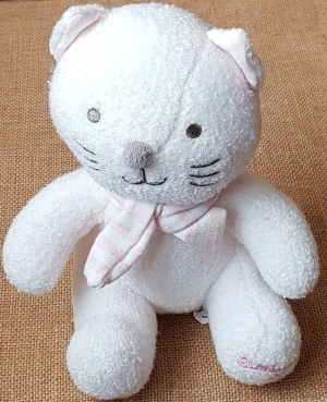 Peluche chat rose Luminou Luminou, Jemini