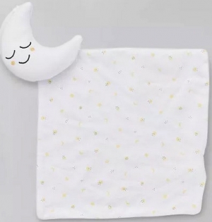 Doudou lune blanc et jaune KIABI Simba Toys (Dickie), Kiabi - Kitchoun