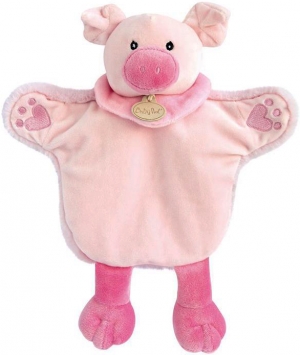 Marionnette cochon rose BN0462 Baby Nat