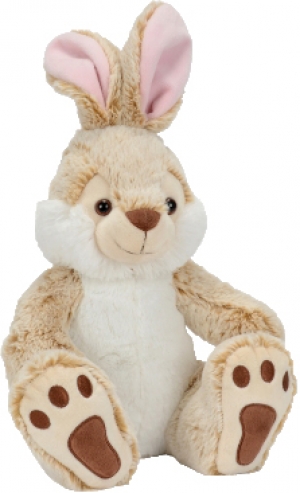 Grand lapin marron et blanc assis Nicotoy, Simba Toys (Dickie)
