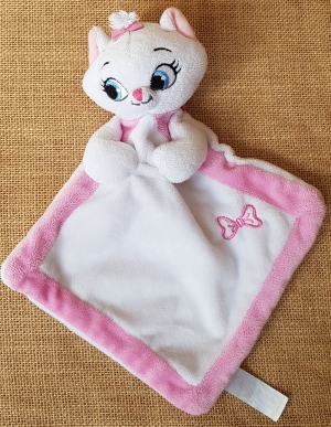 Doudou Marie chat blanc et rose Aristochats Disney Baby, Nicotoy, Simba Toys (Dickie)