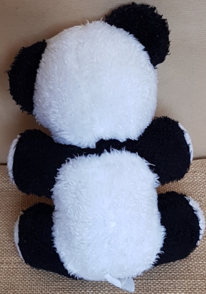 Panda en peluche noir et blanc