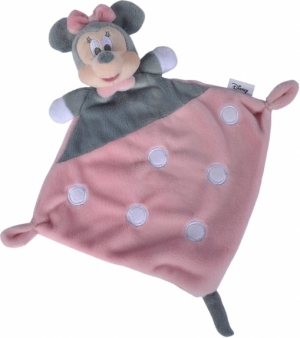 Doudou Minnie rose et gris Reclycled Disney Baby, Simba Toys (Dickie)