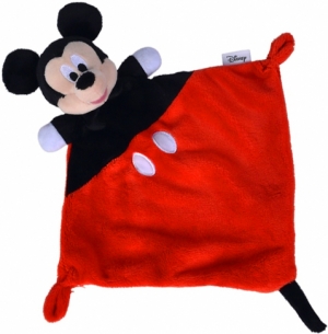 Doudou Mickey rouge et noir Reclycled Disney Baby, Simba Toys (Dickie)