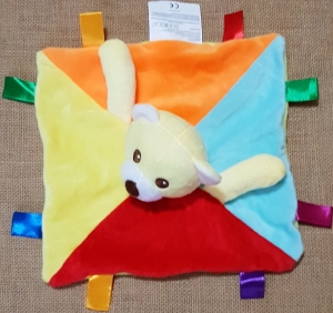 Doudou ours multicolore carré Nanjing Ruifutong Arts and Toys Marques diverses