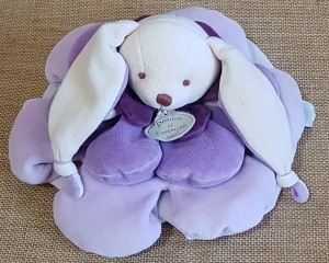 Mini doudou lapin Carambole violet  Doudou et compagnie