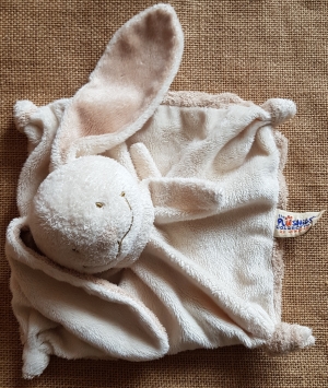 Doudou lapin crème et beige The Plushies collection by Lombox Nicotoy