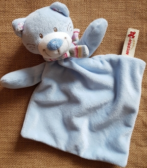 Doudou chat ou renard bleu Nicotoy, Simba Toys (Dickie)