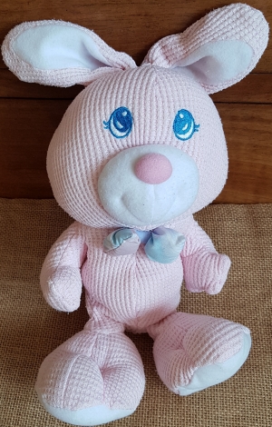 Peluche lapin rose Cozies Fisher Price, Vintage