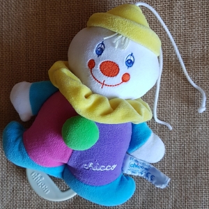 Peluche clown musical Chicco