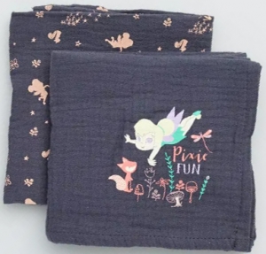 Langes Fée Clochette Pixie Fun - lot de 2 Disney Baby, Kiabi - Kitchoun