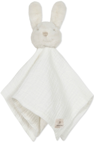 Doudou lapin blanc lange gaze Premiers jours sos