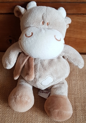 Peluche vache marron 22 cm Bengy