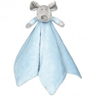 Doudou souris bleu et gris Floppys TeddyKompaniet Marques diverses