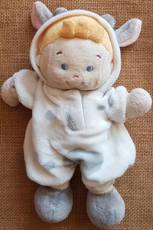 Doudou poupée garçon déguisé en vache Nicotoy, Simba Toys (Dickie)