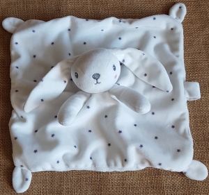 Doudou lapin blanc étoiles Simba Toys (Dickie), Kiabi - Kitchoun
