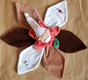 Doudou ours coccinelle Takinou, Nounours, Vintage