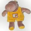 Peluche hippopotame, collection Les Zazous Moulin Roty