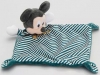 Doudou Mickey rayé vert et blanc Disney Baby - Nicotoy - Simba Toys (Dickie)