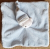 Doudou ours bleu carré endormi Kimbaloo - La Halle