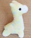 Peluche girafe jaune Pastel Pastel - Vintage