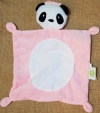 Doudou panda Baby Calin rose et blanc Marques diverses