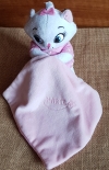 Doudou chat Marie blanc et rose luminescent Disney Baby - Nicotoy - Simba Toys (Dickie)