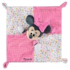 Doudou minnie rose et blanc triangles multicolores Disney Baby - Nicotoy - Simba Toys (Dickie)