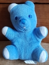 Peluche ours bleu et blanc 13 cm Mustela Musti