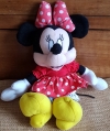 Peluche Minnie robe en tissu rouge à pois blancs Disney Baby - Jemini - Vintage