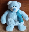 Peluche ours bleu MIGROS écharpe rayée Marques diverses