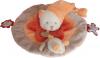 Doudou chat orange et gris rond Anniversaire Doudou et compagnie