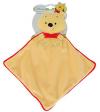 Doudou Winnie plat jaune et rouge, maille tricotée Disney Baby - Nicotoy - Simba Toys (Dickie)