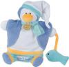 Marionnette pingouin bleu Graine de doudou - DC2194 Doudou et compagnie