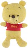 Peluche Winnie jaune et rouge, collection Tricot Disney Baby - Nicotoy - Simba Toys (Dickie)