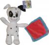 Peluche Chien Dalmatien tenant un doudou mouchoir Disney Baby - Nicotoy - Simba Toys (Dickie)