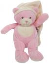 Peluche ours rose et blanc Gipsy