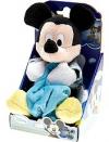 Peluche Mickey phosphorescent tenant un mouchoir bleu   Disney Baby - Nicotoy - Simba Toys (Dickie)