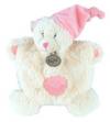 Doudou ours rose et blanc BN782 Baby Nat