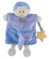 Marionnette pingouin bleu et mauve - BN909 Baby Nat