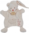 Marionnette ours blanc en coton bio DC1260 Doudou et compagnie