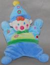 Doudou clown lutin bleu et vert semi-plat Nicotoy - Simba Toys (Dickie)