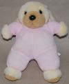 Peluche chien rose crème et marron Arthur et Lola - Bébisol - Marques pharmacie
